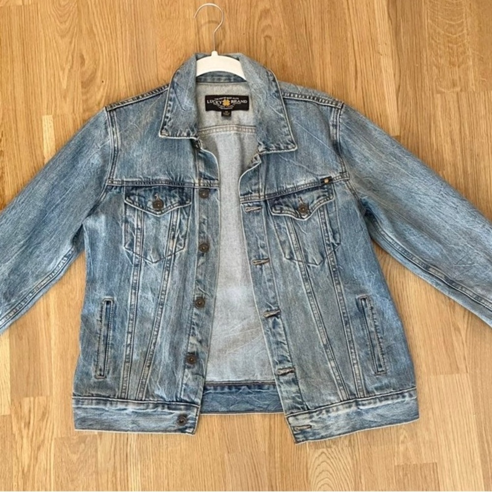 Lucky Brand fitted denim jacket